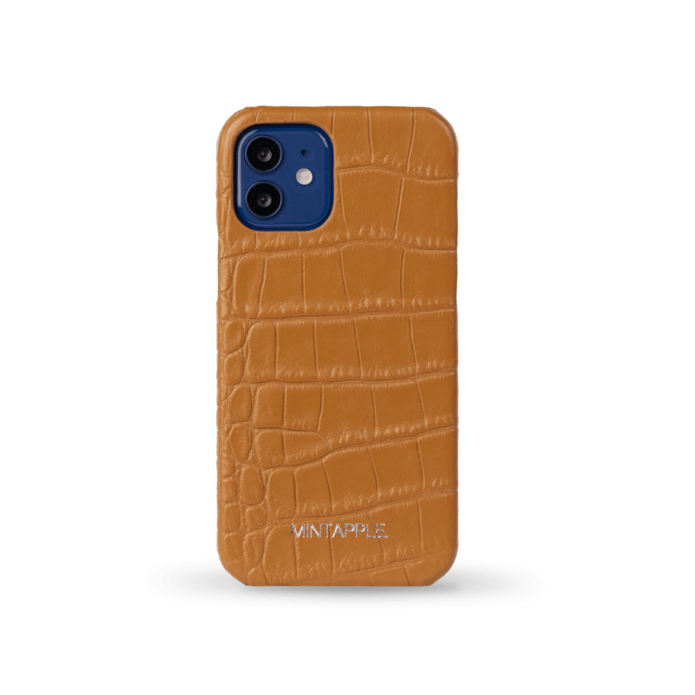 iPhone 12 | Alligator Embossed Leather Case