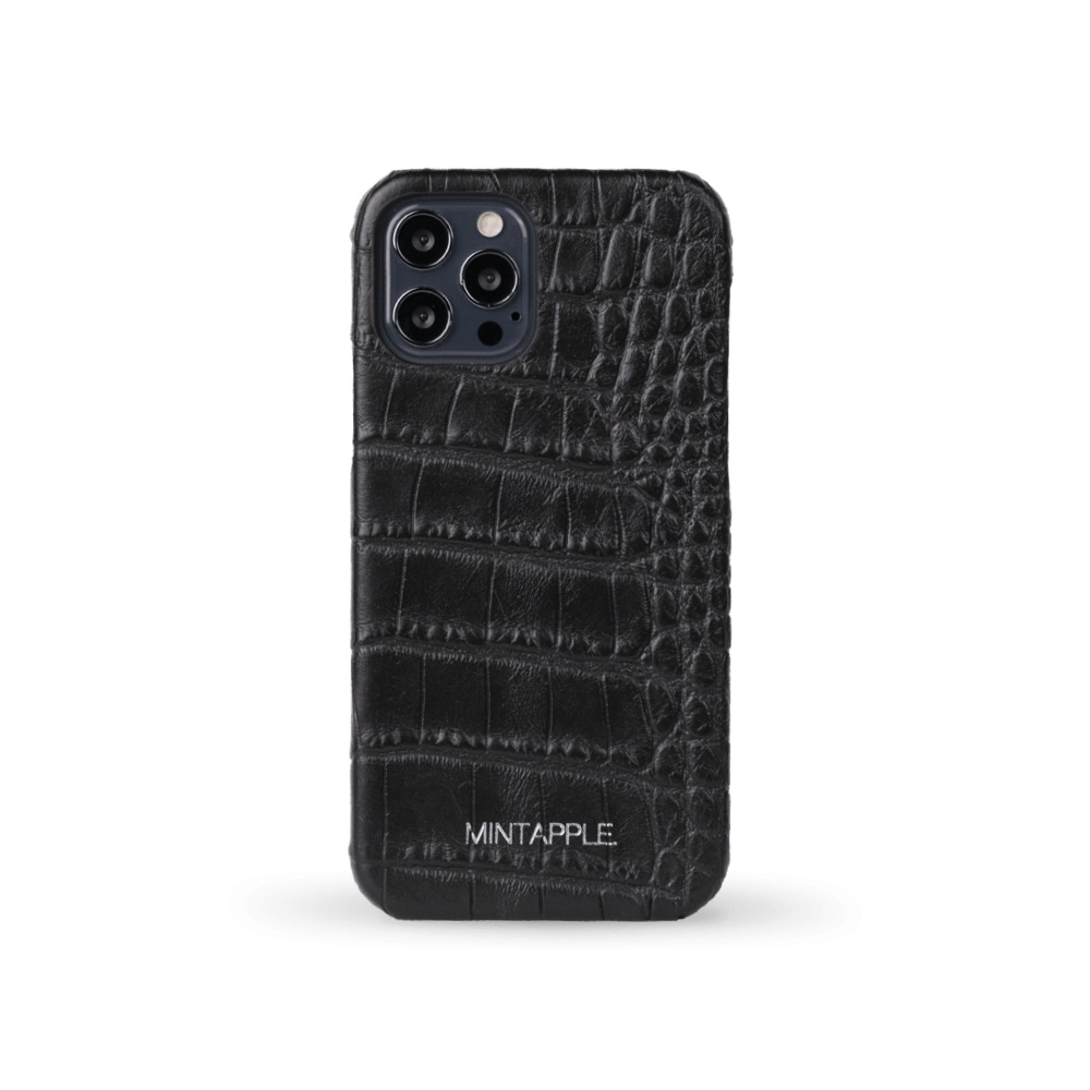 iPhone 12 Pro Max | Alligator Embossed Leather Case