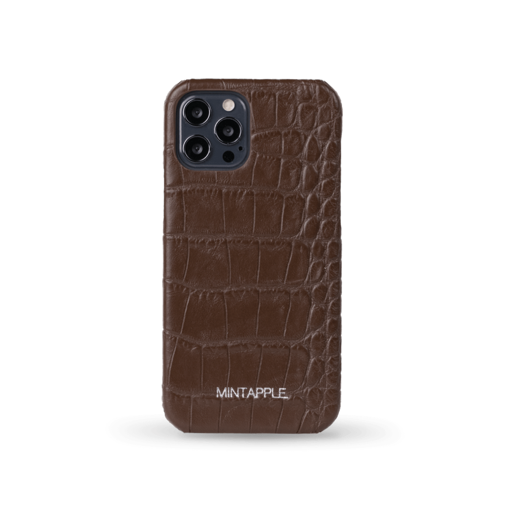 iPhone 12 Pro | Alligator Embossed Leather Case