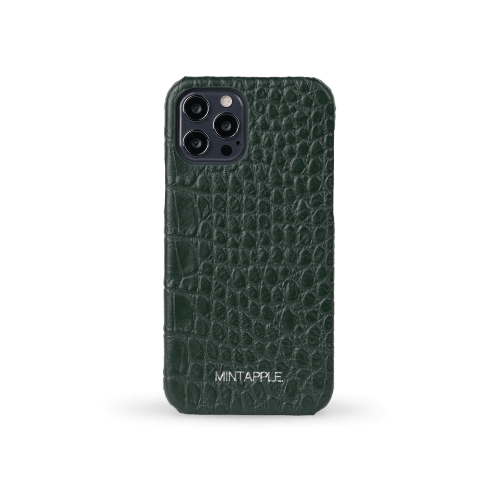 iPhone 12 Pro Max | Alligator Embossed Leather Case