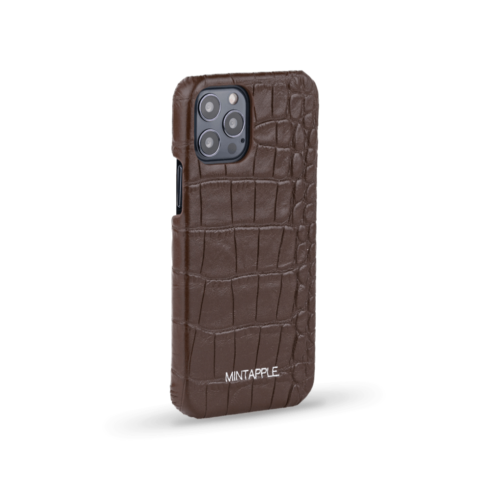 iPhone 12 Pro | Alligator Embossed Leather Case