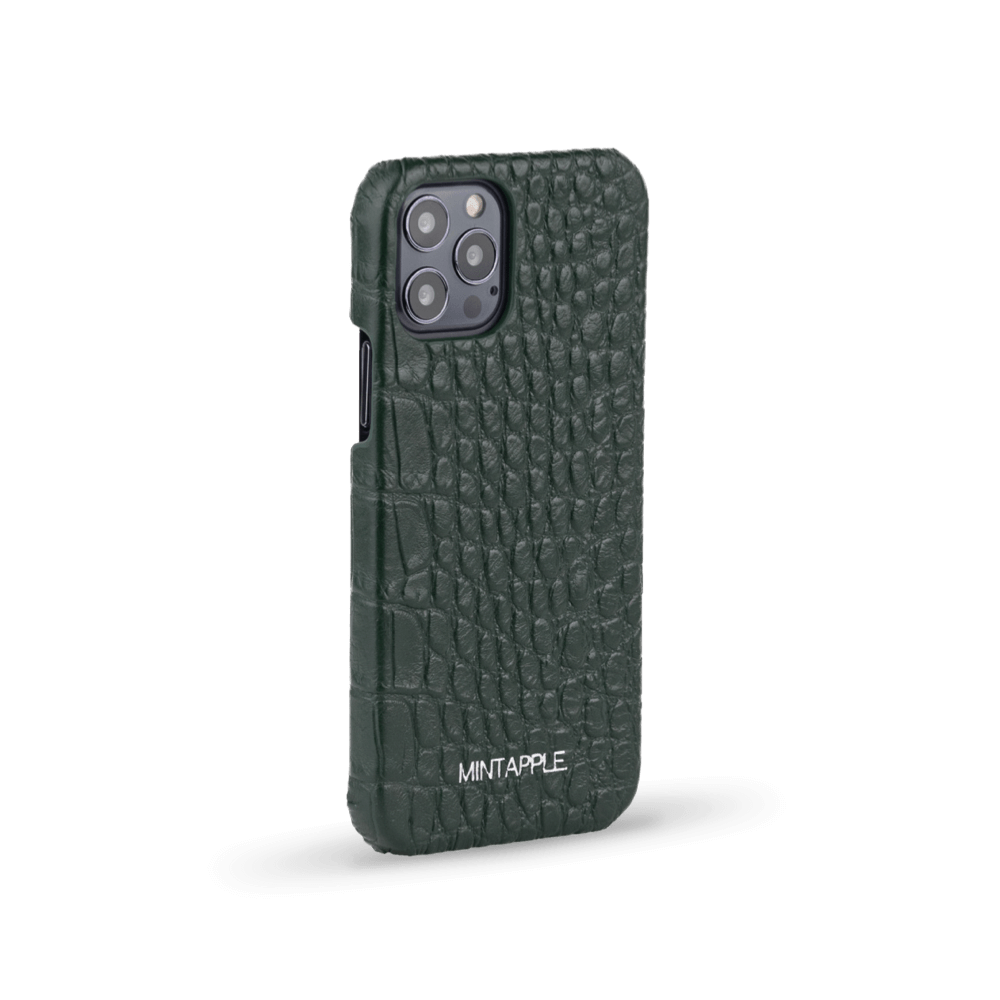 iPhone 12 Pro Max | Alligator Embossed Leather Case