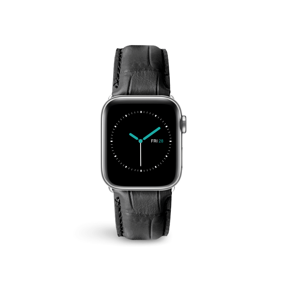 Alligator Leather - Black - MINTAPPLE.