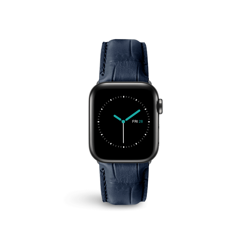 Alligator Leather - Blue - MINTAPPLE.