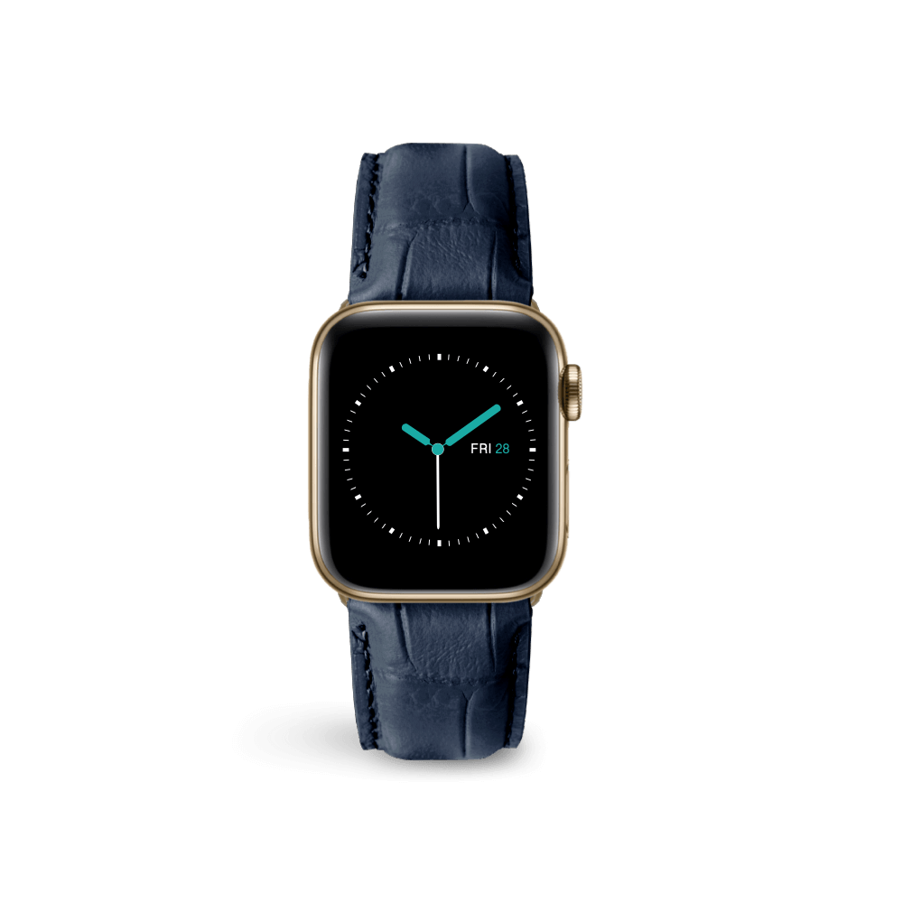 Alligator Leather - Blue - MINTAPPLE.