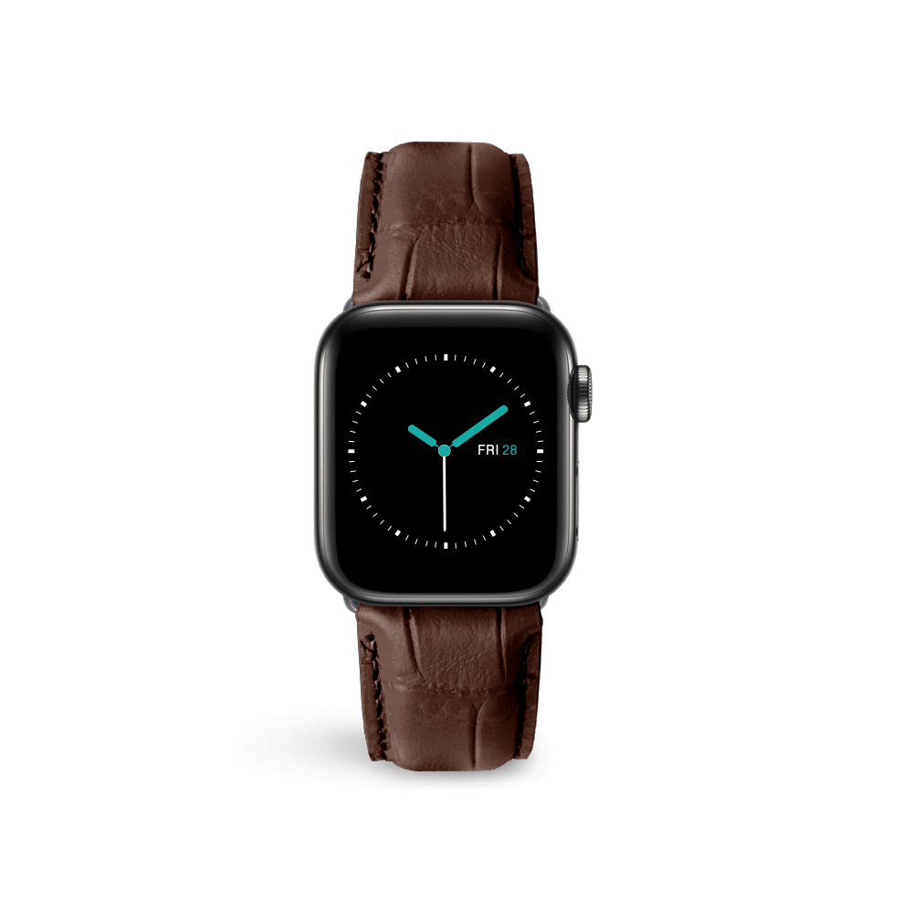 Alligator Leather - Brown - MINTAPPLE.