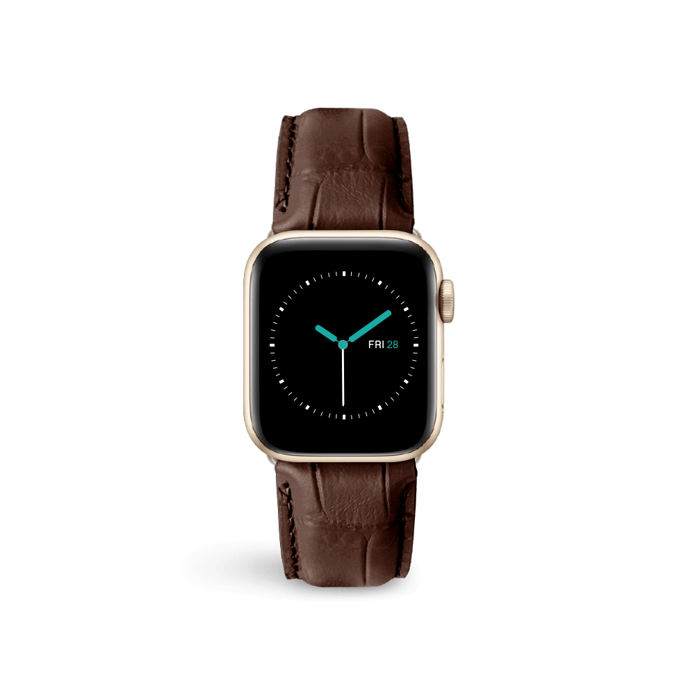 Alligator Leather - Brown - MINTAPPLE.