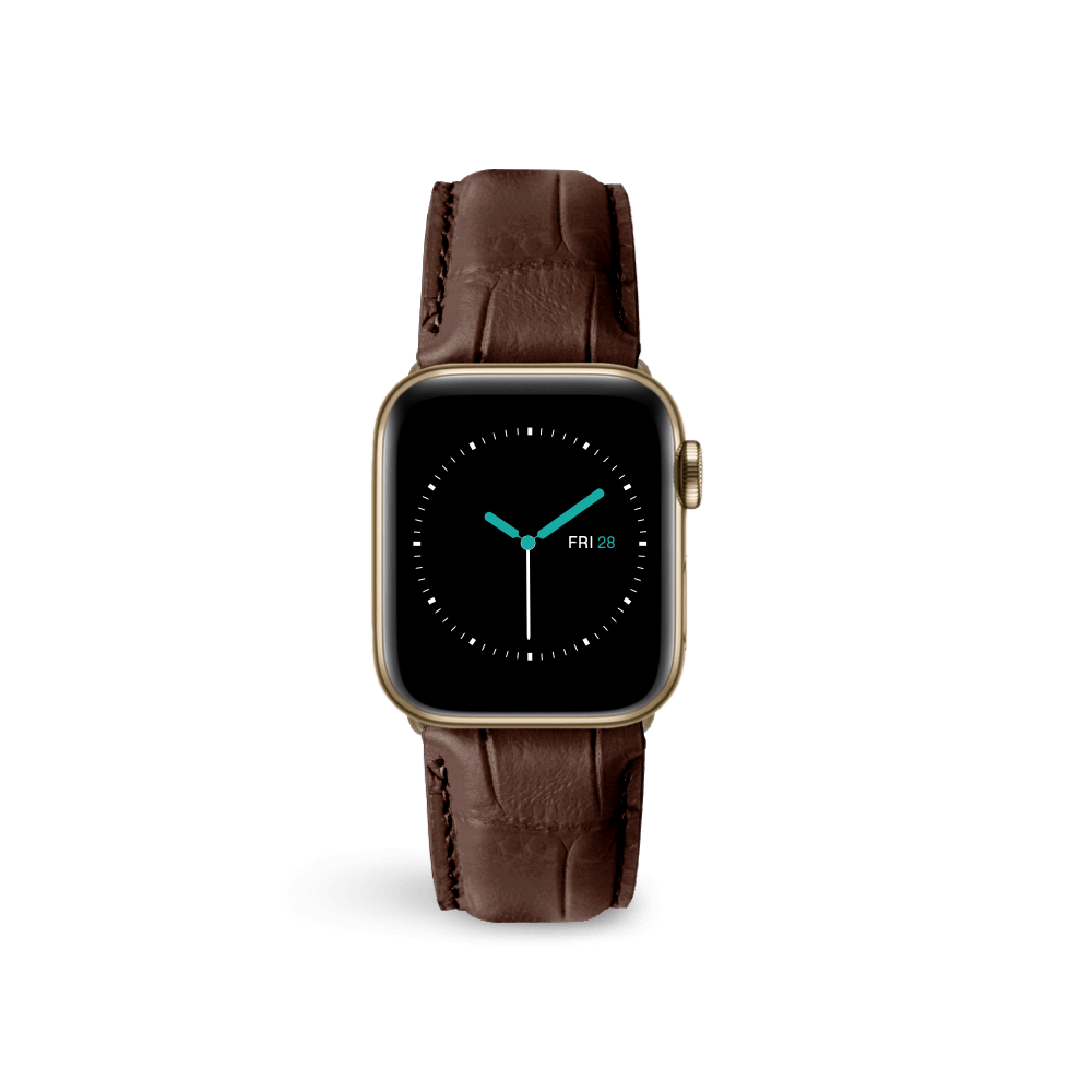 Alligator Leather - Brown - MINTAPPLE.
