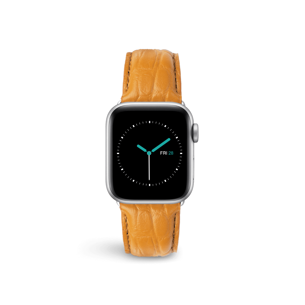 Alligator Leather - Orange - MINTAPPLE.