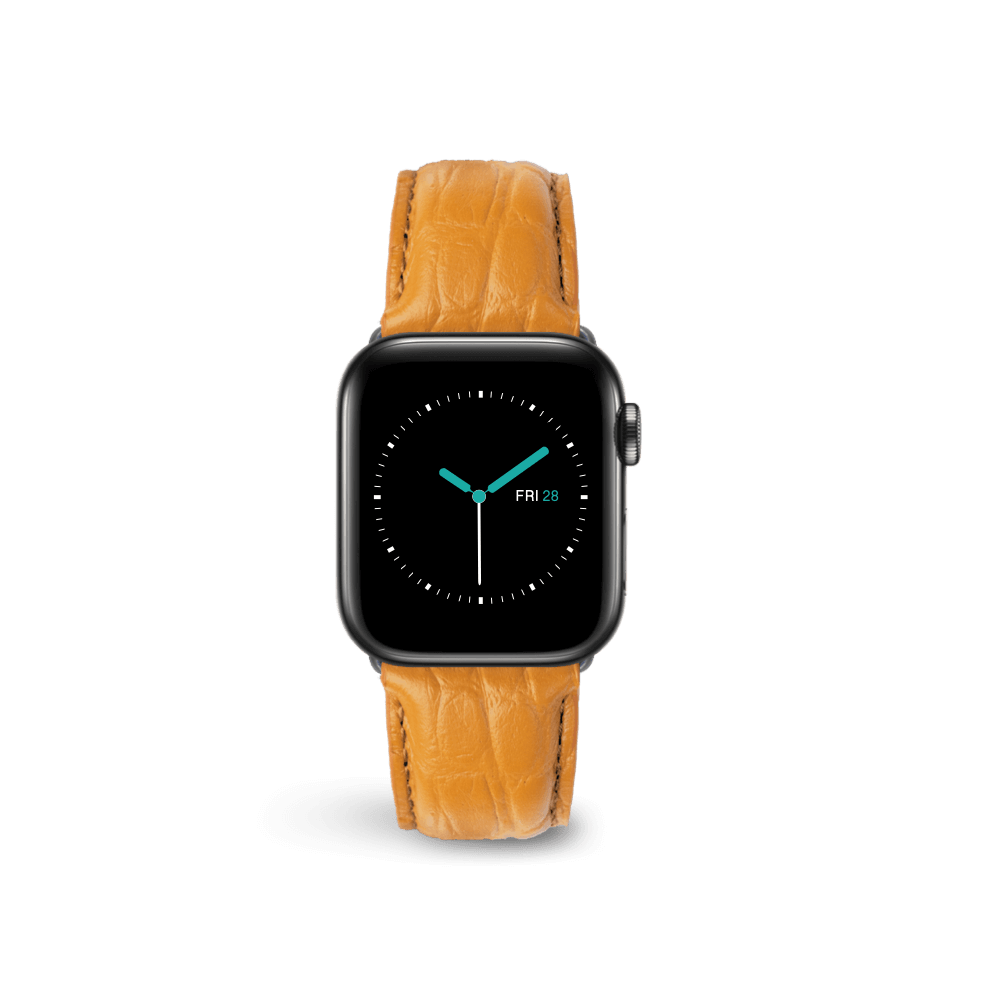 Alligator Leather - Orange - MINTAPPLE.