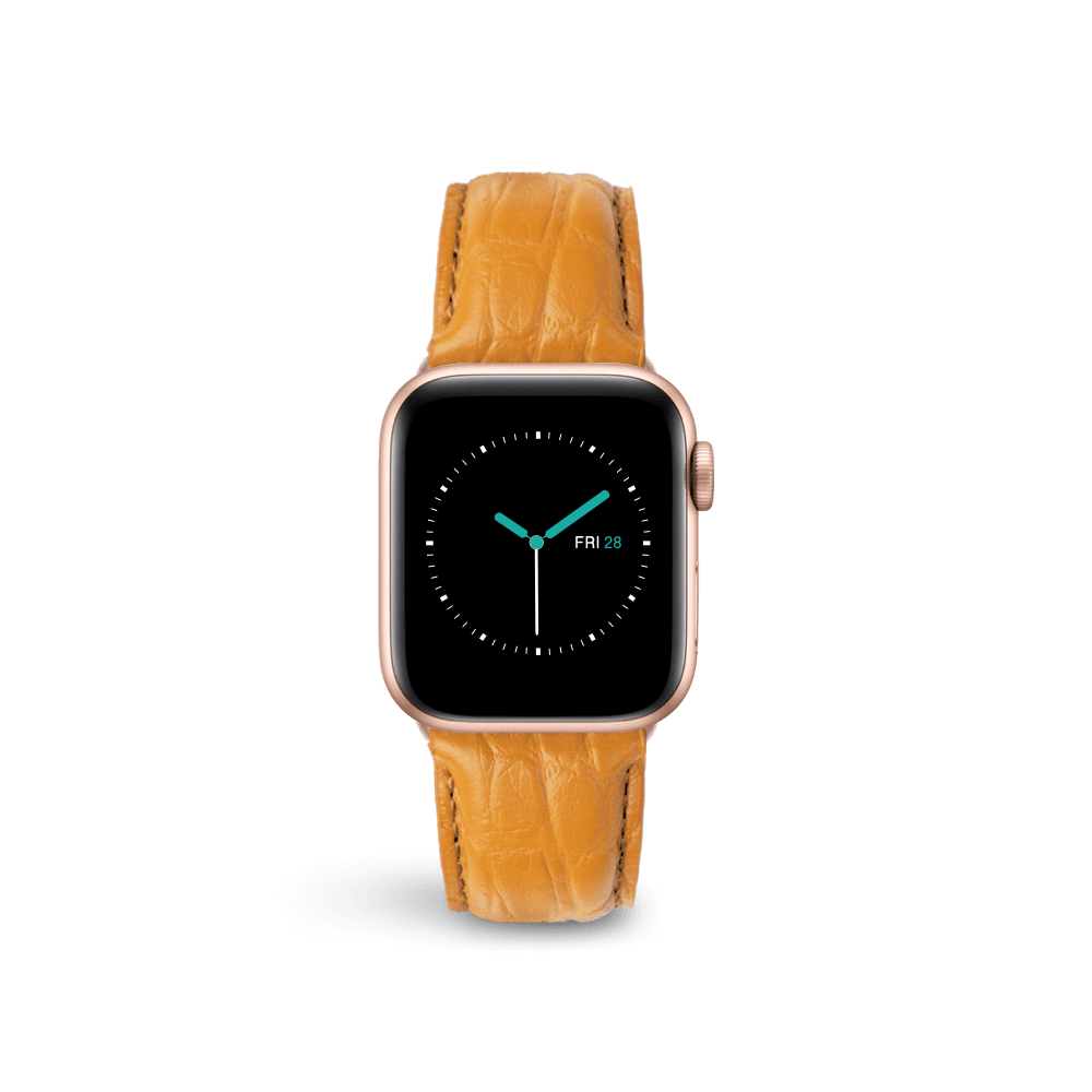 Alligator Leather - Orange - MINTAPPLE.