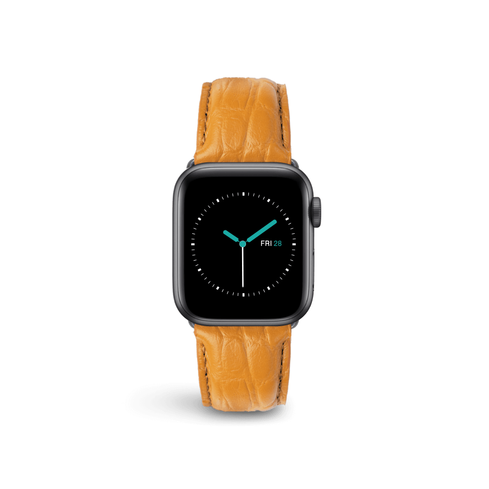 Alligator Leather - Orange - MINTAPPLE.