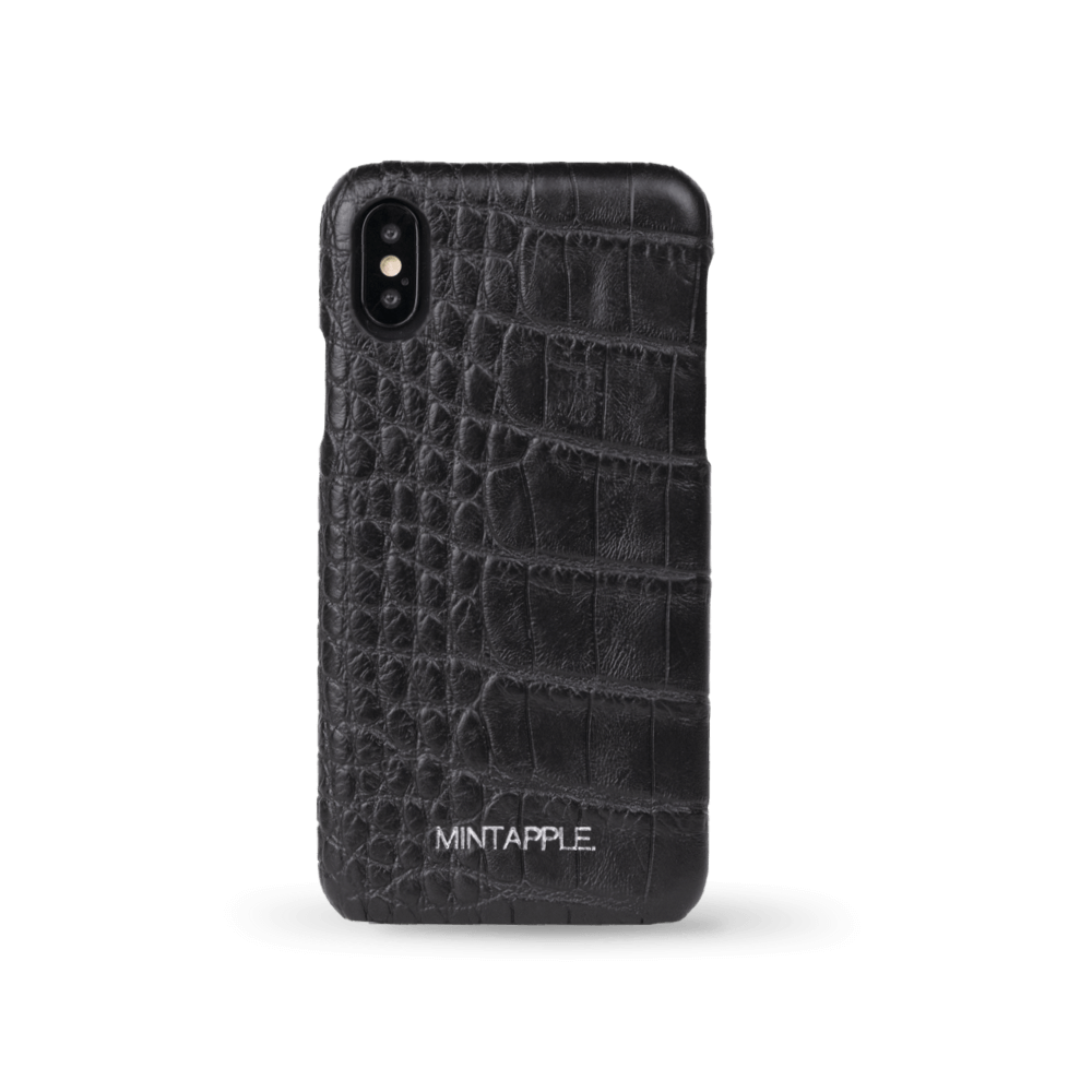 iPhone X / XS - Alligator Leather Case - MINTAPPLE.