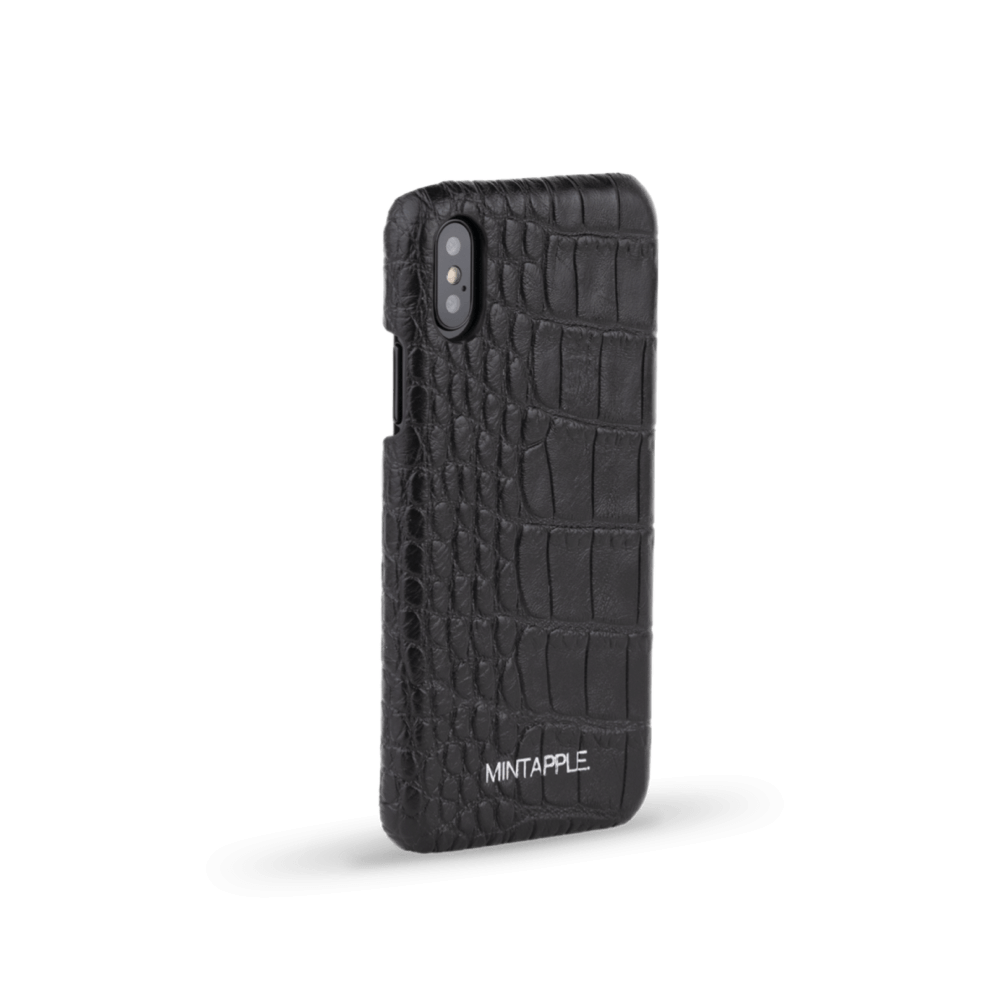 iPhone XR | Alligator Embossed Leather Case