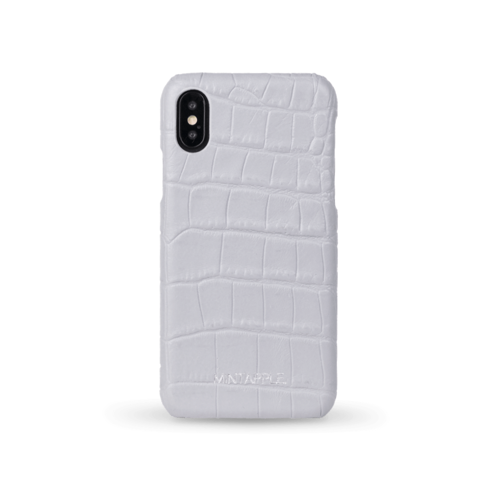 iPhone XS Max | Alligator Embossed Leather Case