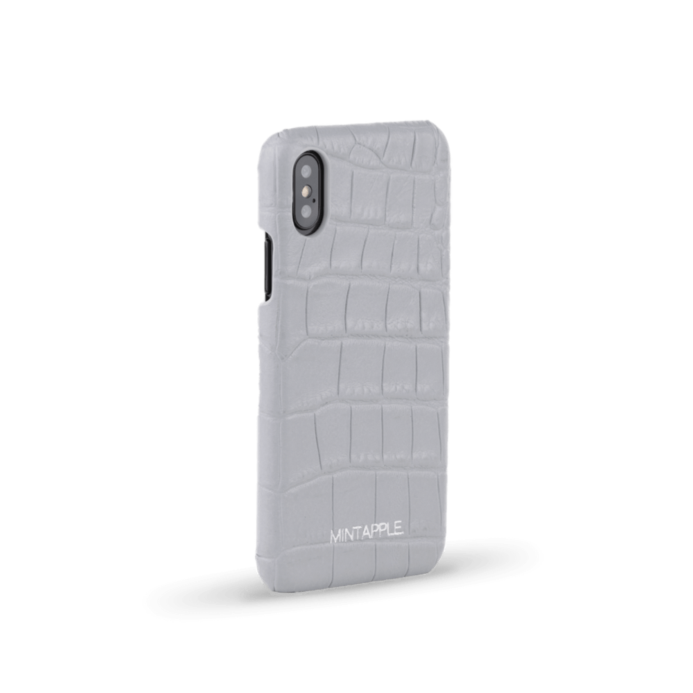 iPhone X / XS | Alligator Embossed Leather Case