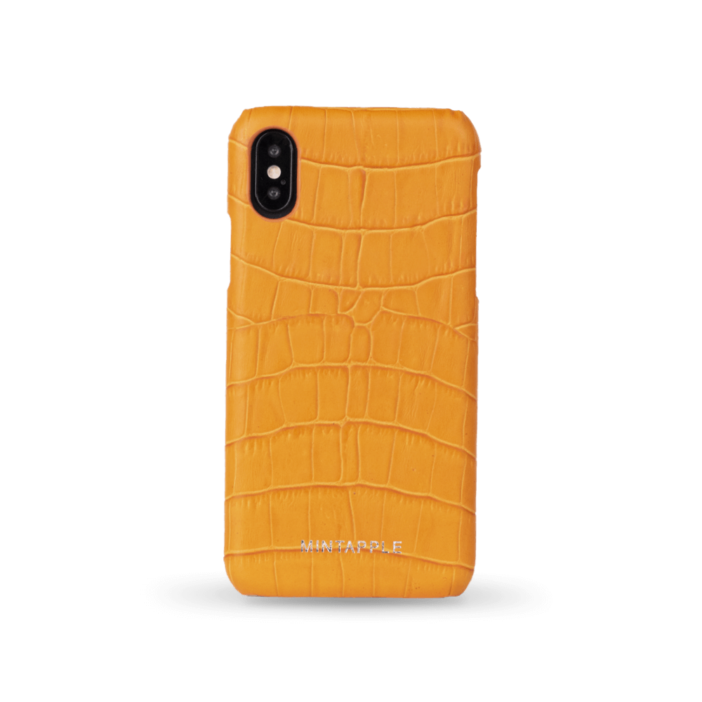 iPhone XS Max - Alligator Leather Case - MINTAPPLE.