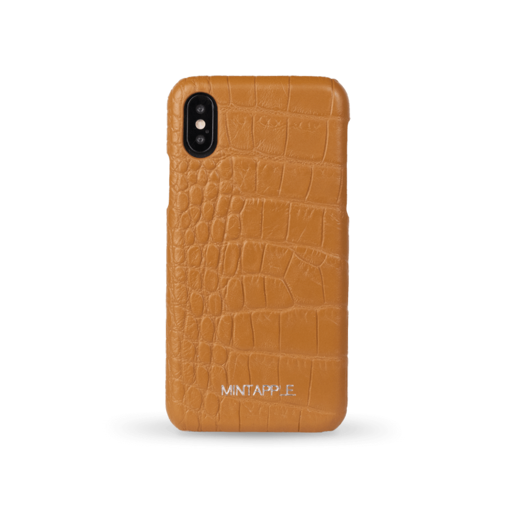 iPhone XS Max | Alligator Embossed Leather Case