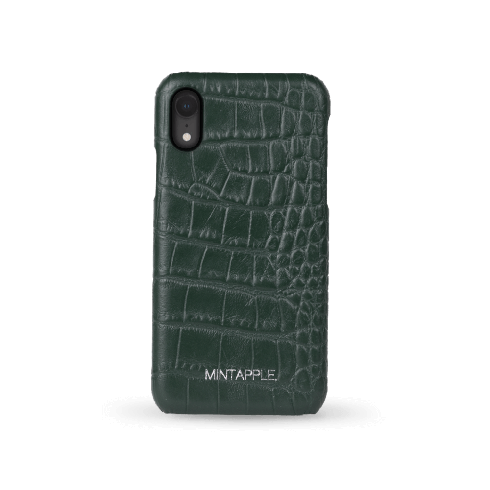 iPhone XR | Alligator Embossed Leather Case