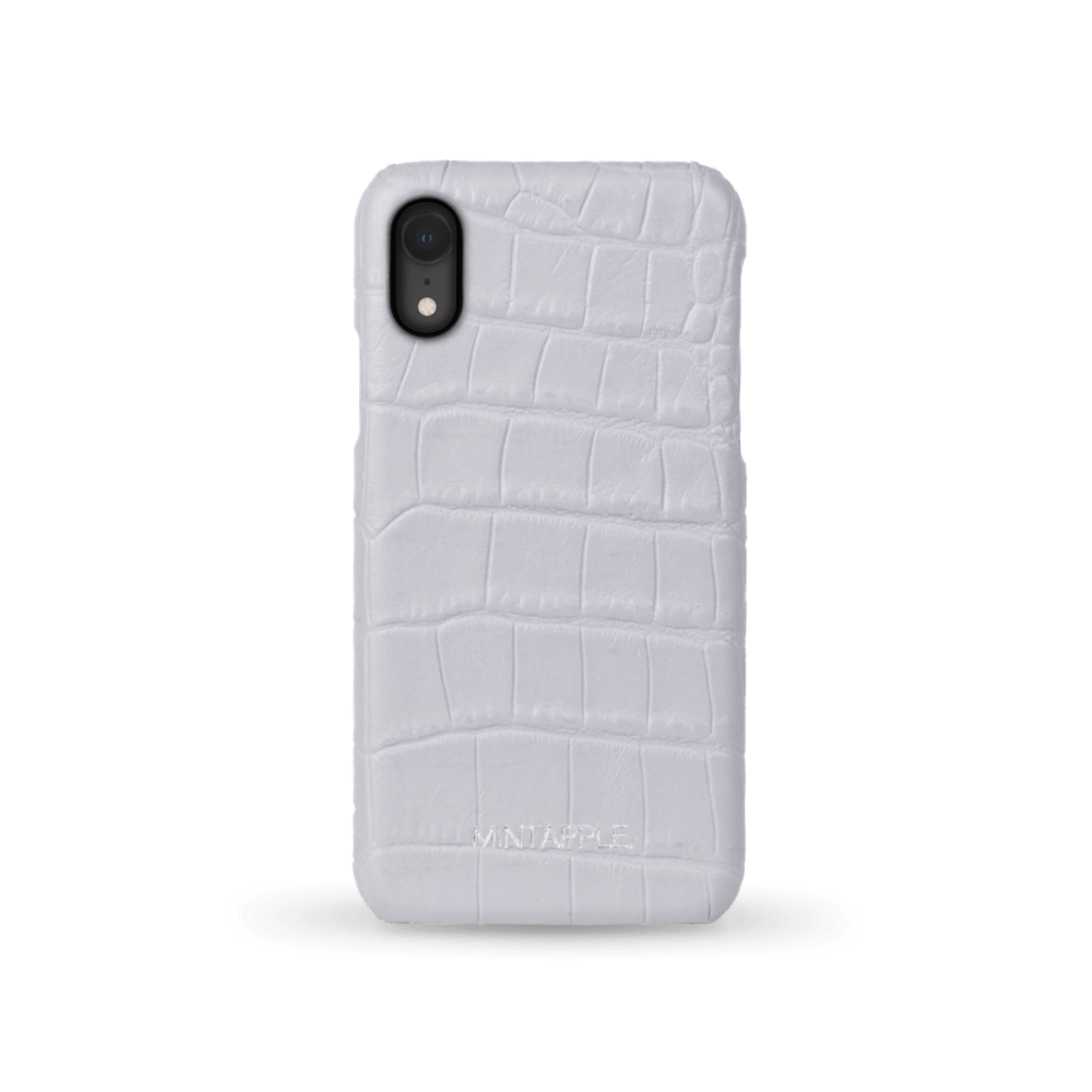iPhone XR | Alligator Embossed Leather Case