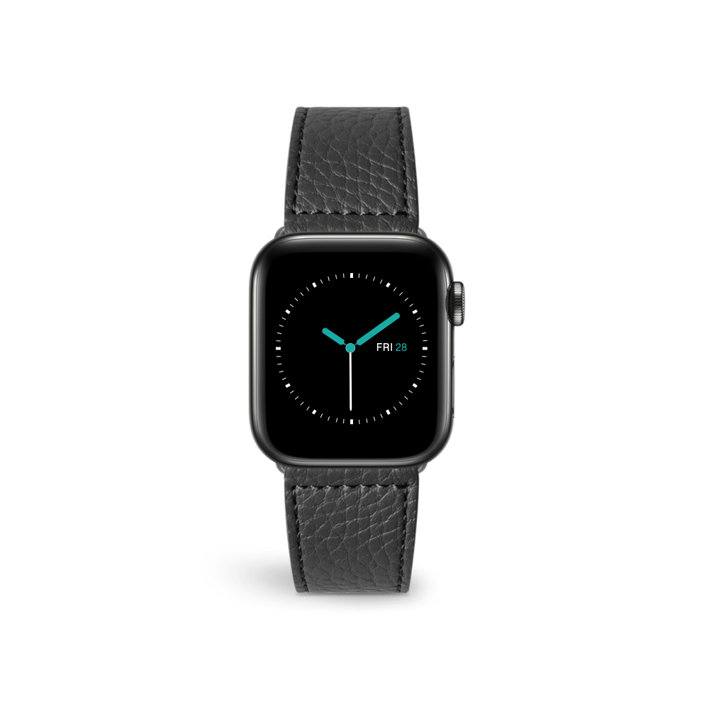 Leather Apple Watch Sport Strap | Black