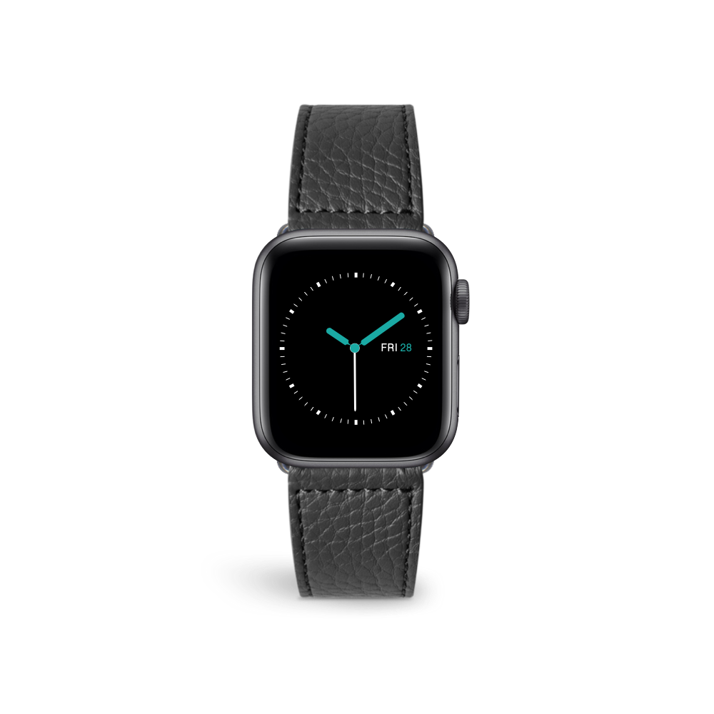 Leather Apple Watch Sport Strap | Black