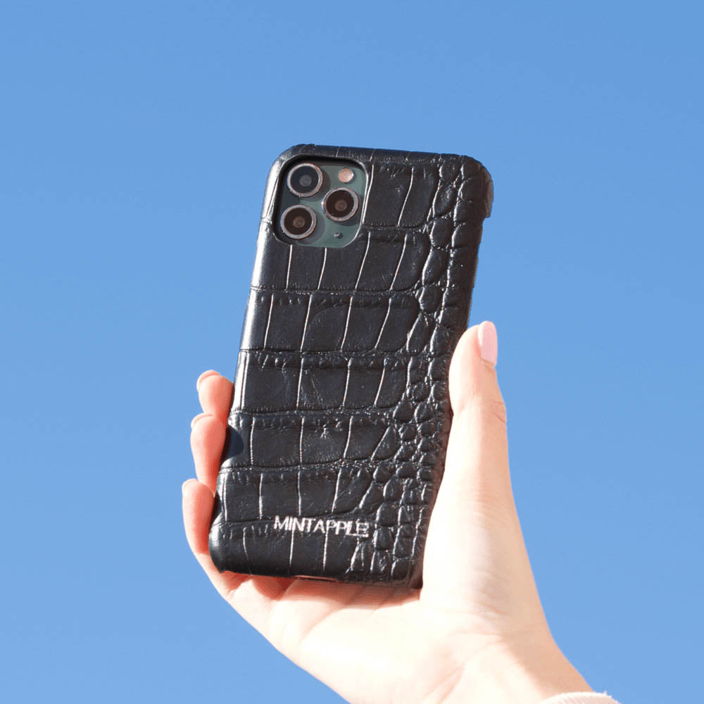 iPhone 11 Pro - Alligator Leather Case - MINTAPPLE.