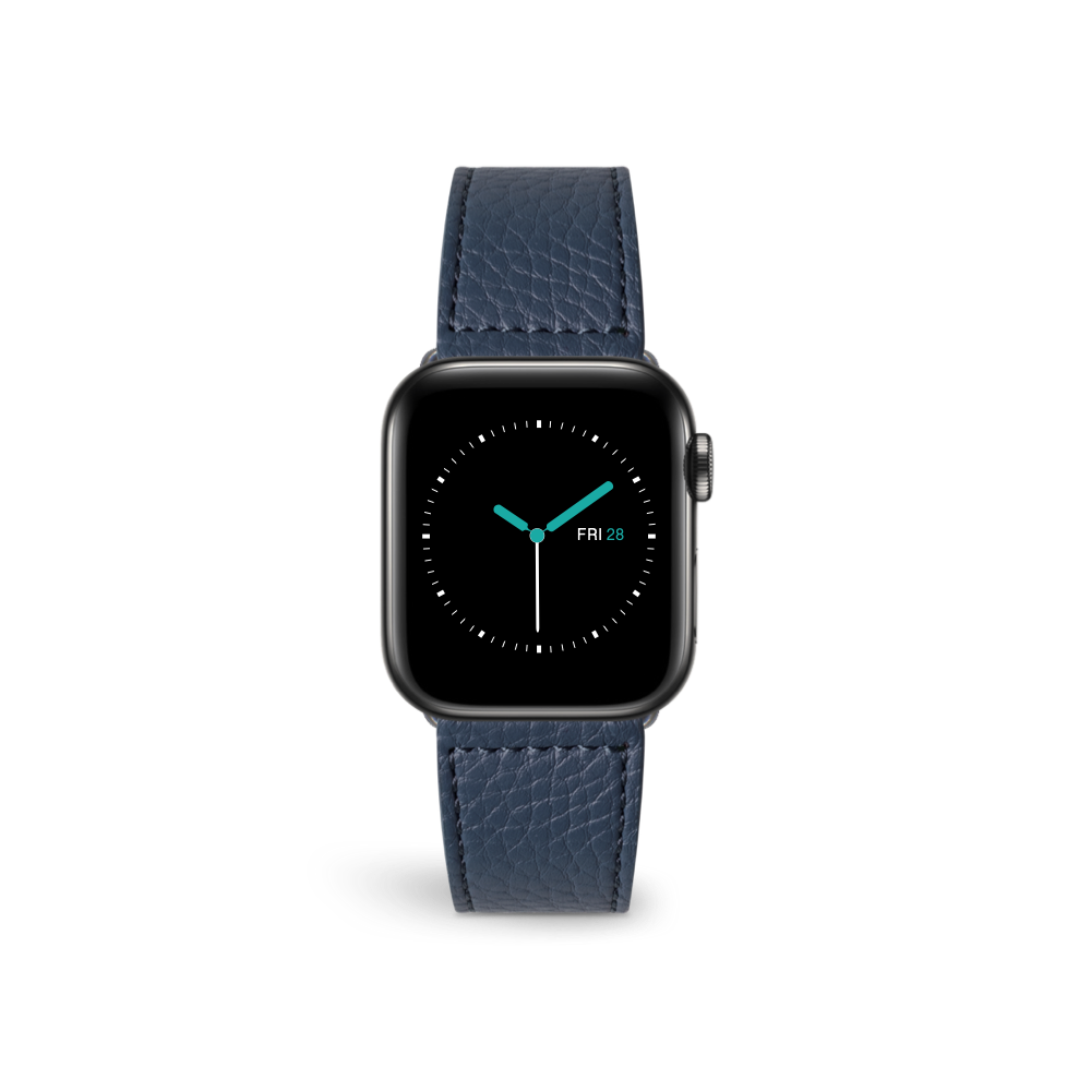 Leather Apple Watch Sport Strap | Bluette