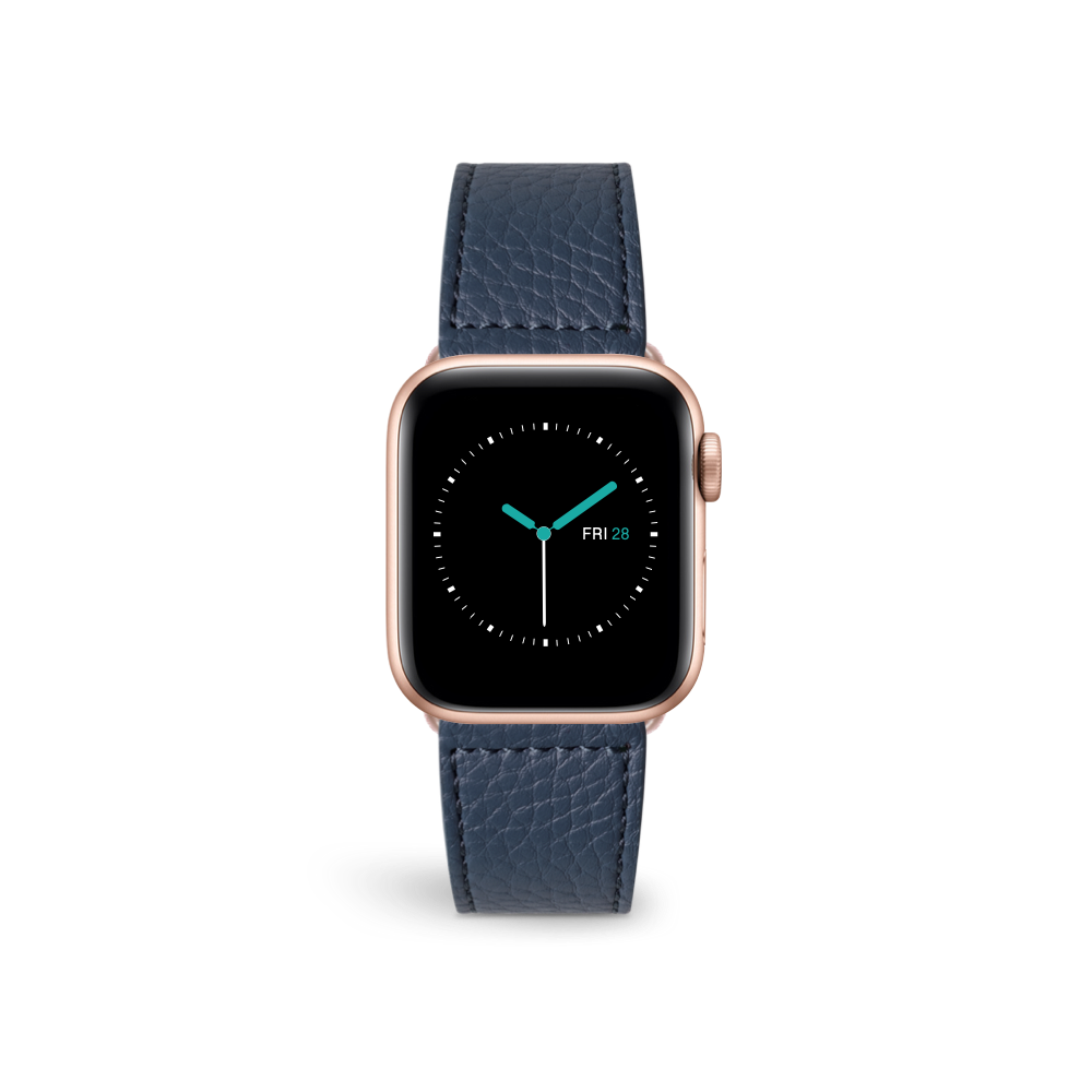 Leather Apple Watch Sport Strap | Bluette