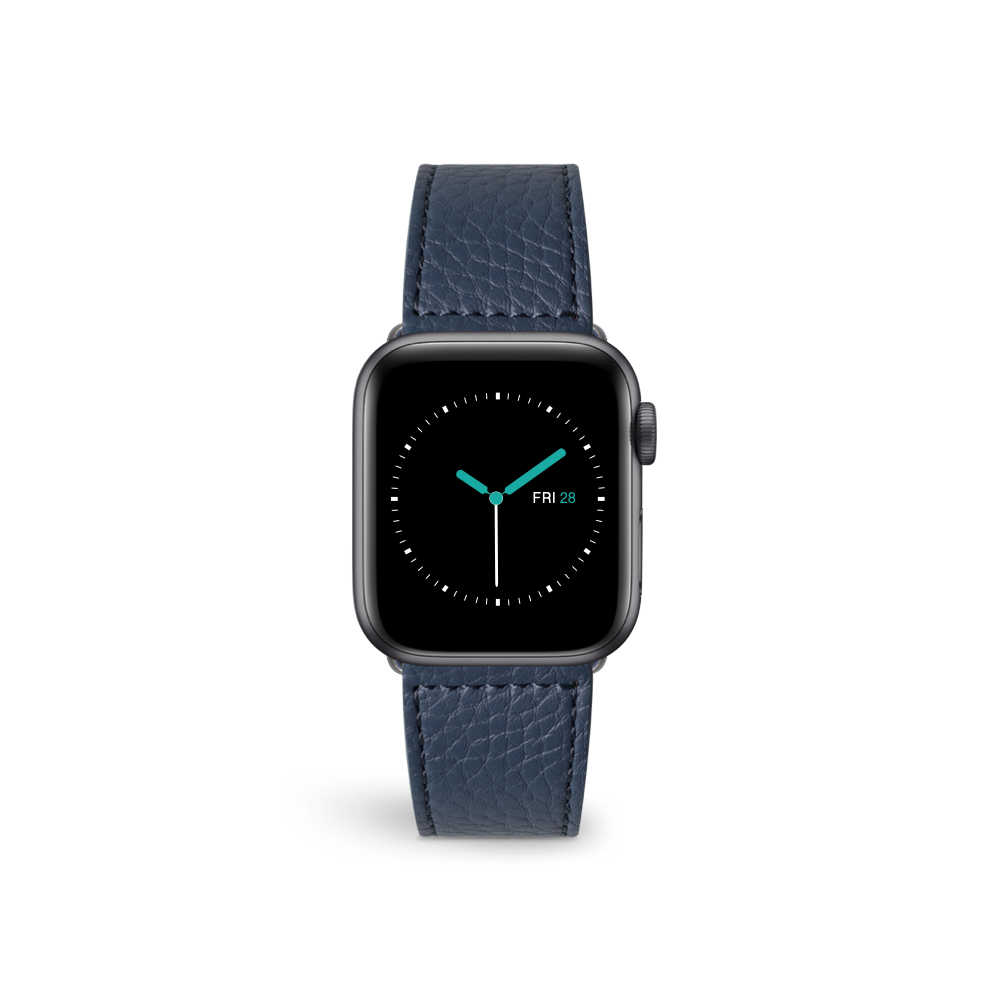 Leather Apple Watch Sport Strap | Bluette