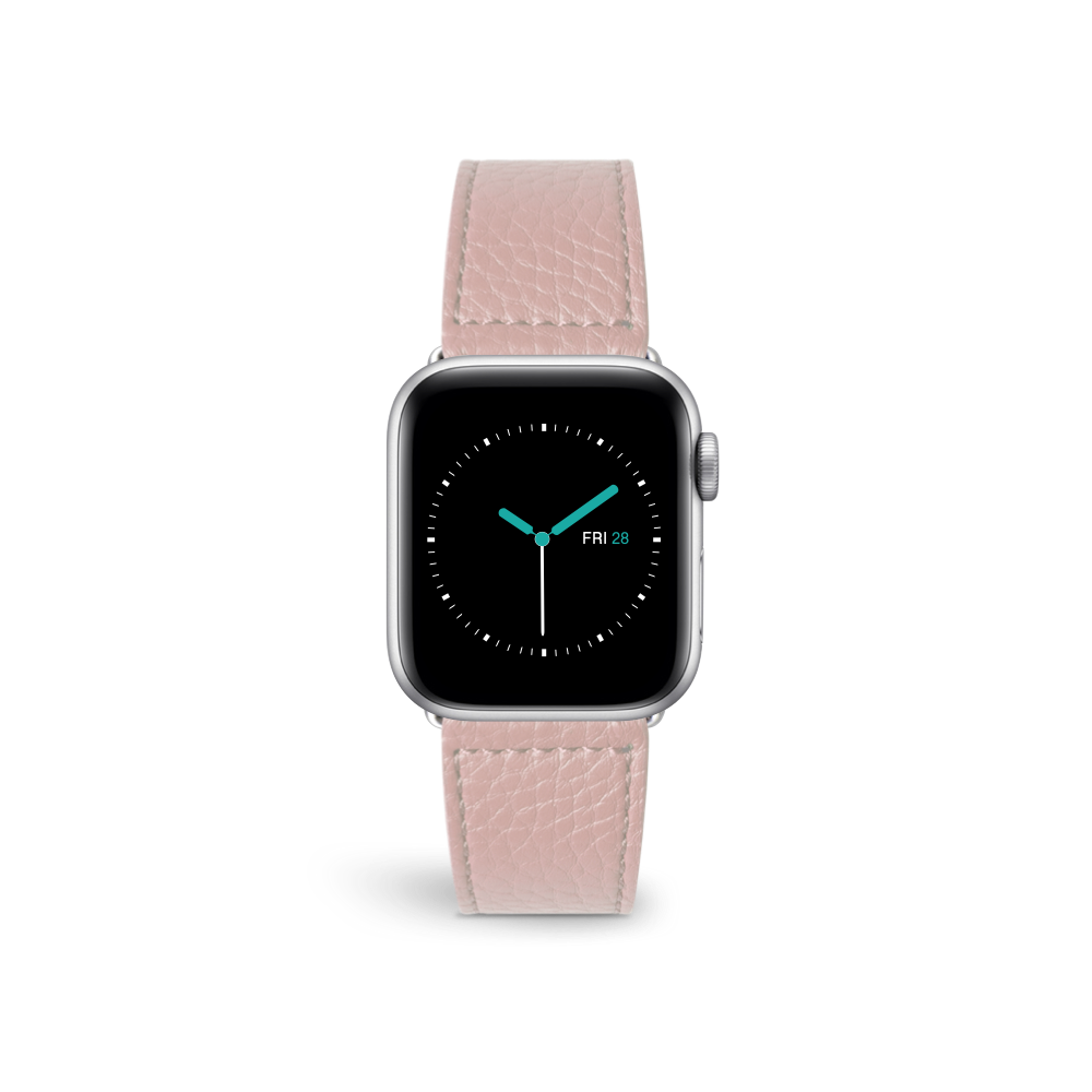 Leather Apple Watch Sport Strap | Blush