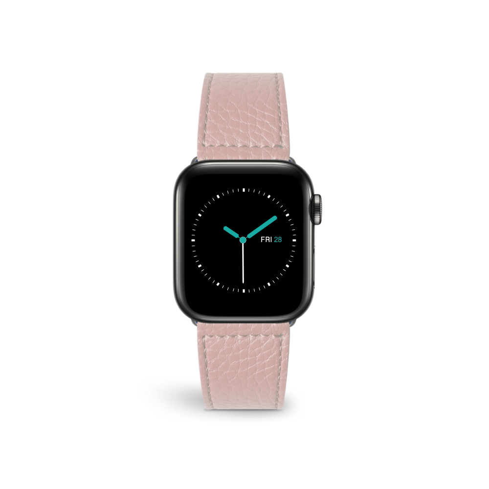Leather Apple Watch Sport Strap | Blush