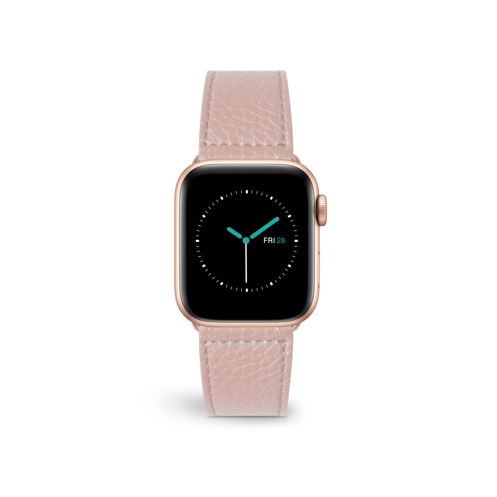 Leather Apple Watch Sport Strap | Blush