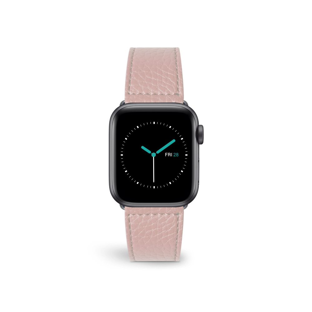 Leather Apple Watch Sport Strap | Blush