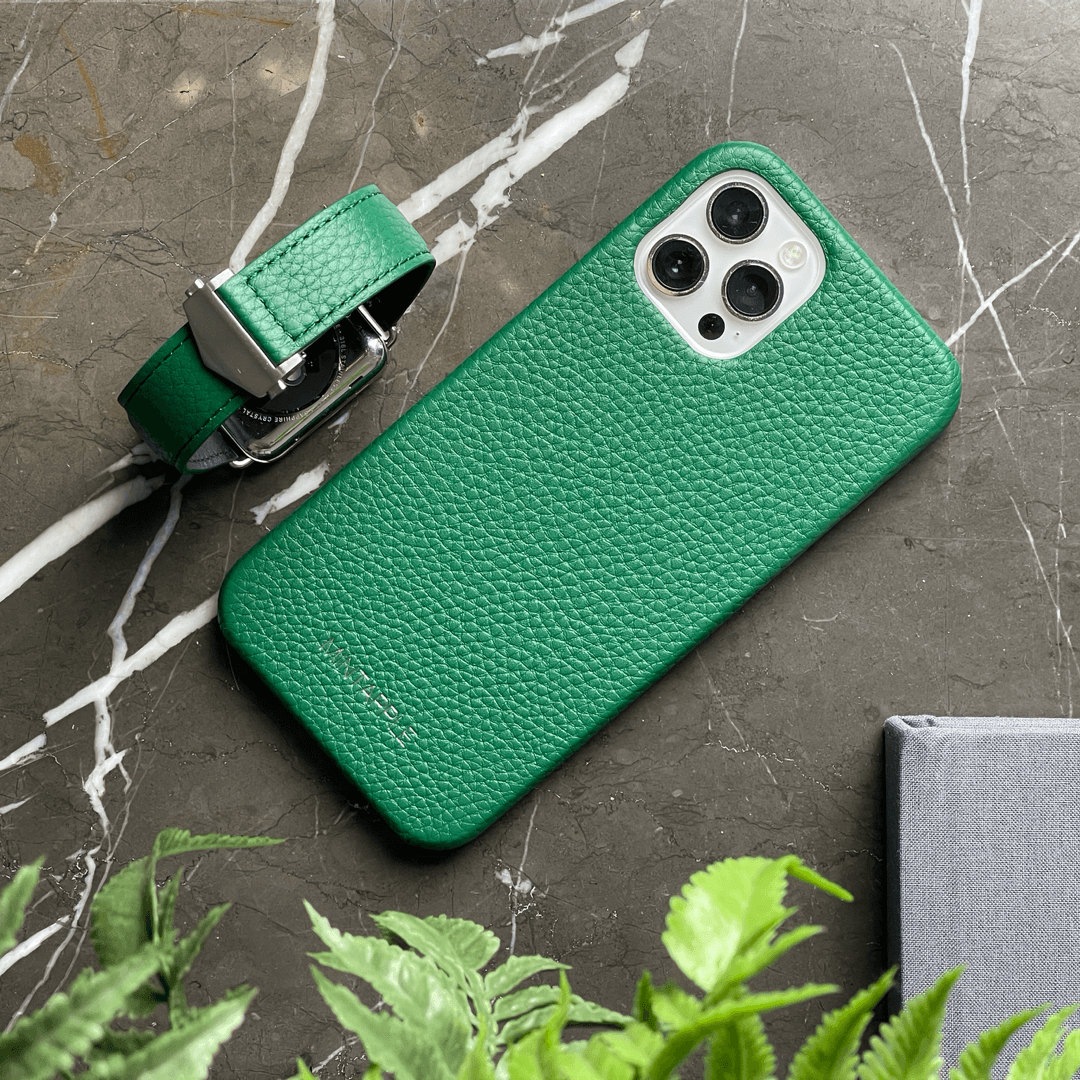 Top Grain Leather | British Green