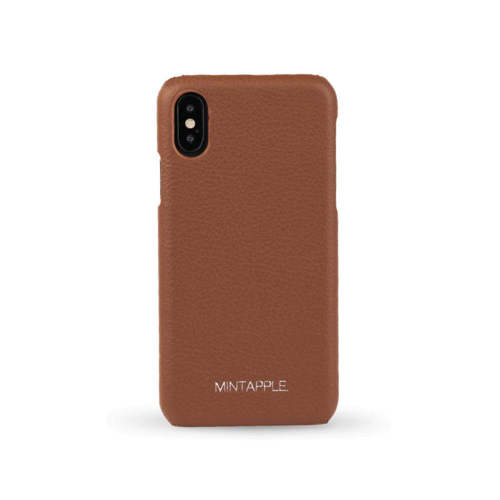 iPhone X / XS - Top Grain Leather Case - MINTAPPLE.