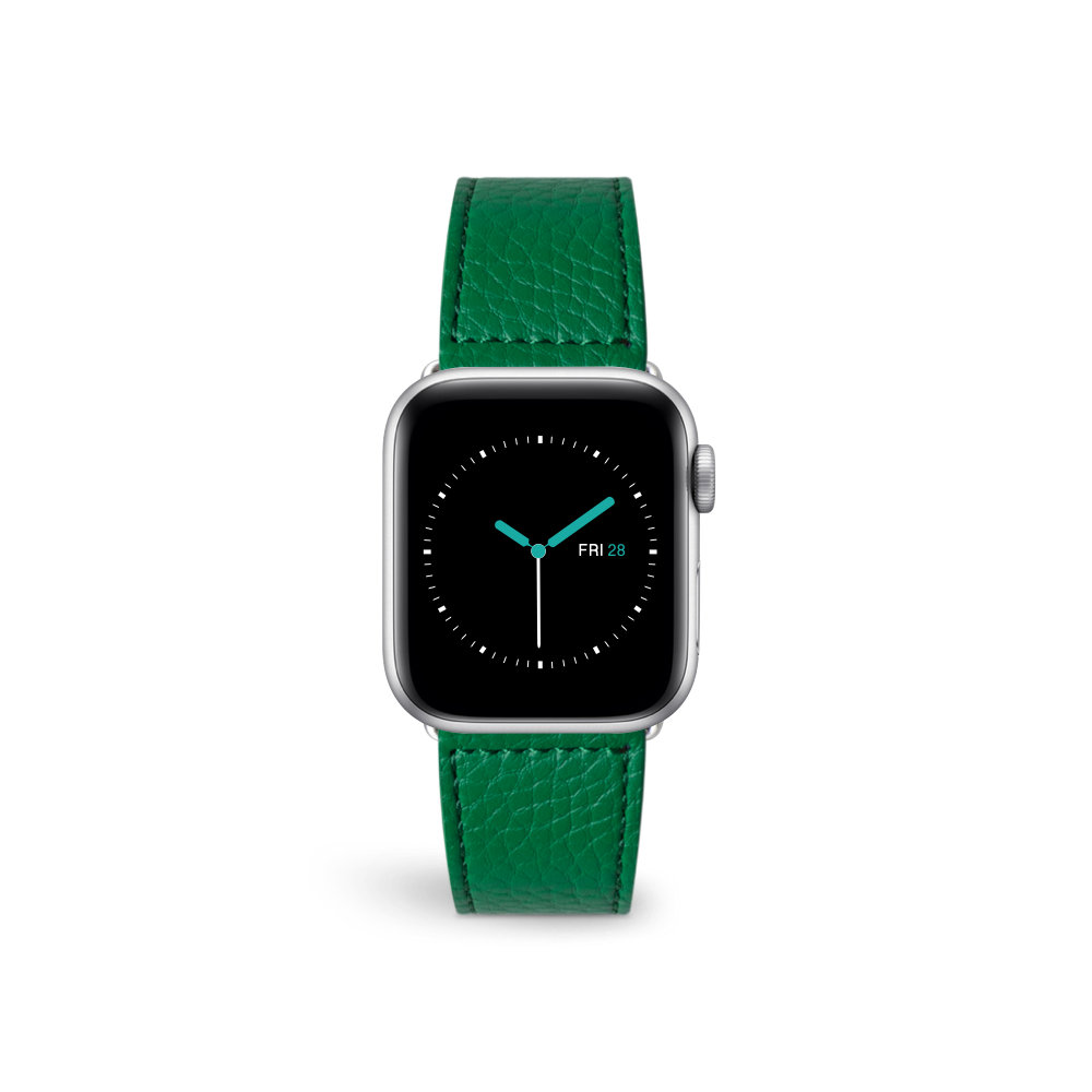 Leather Apple Watch Sport Strap | British Green