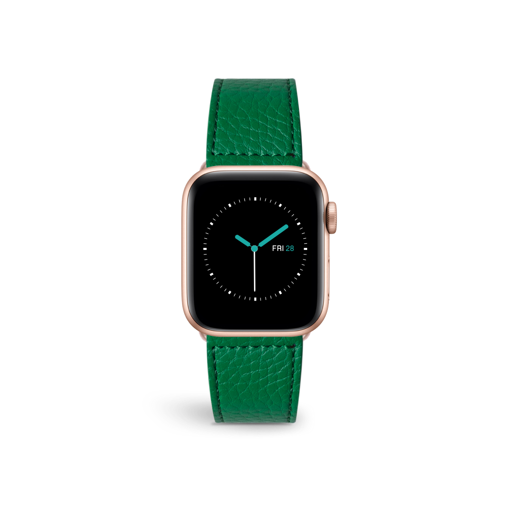 Leather Apple Watch Sport Strap | British Green