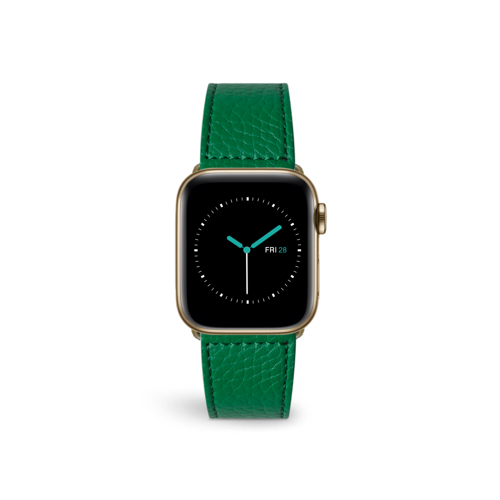Leather Apple Watch Sport Strap | British Green