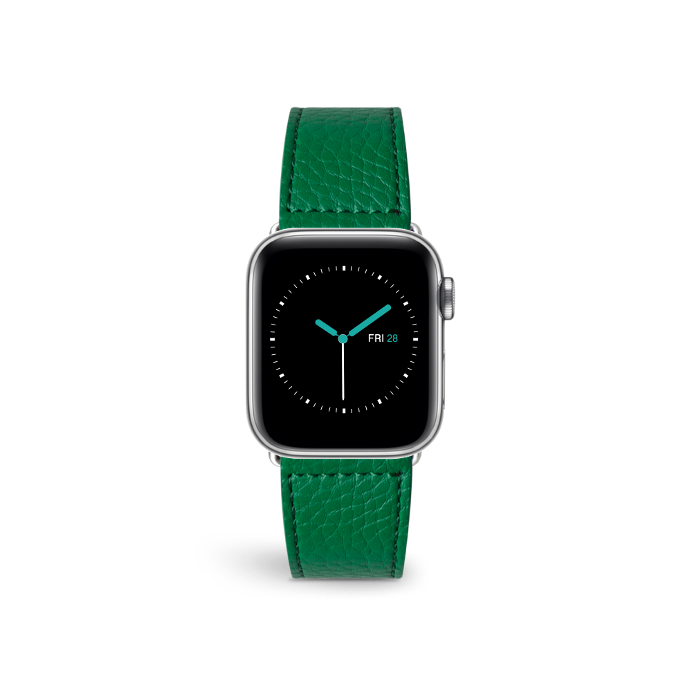 Leather Apple Watch Sport Strap | British Green