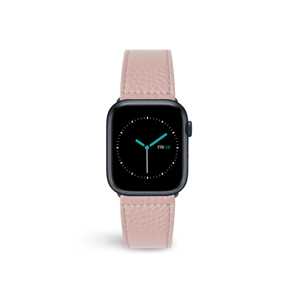 Leather Apple Watch Sport Strap | Blush