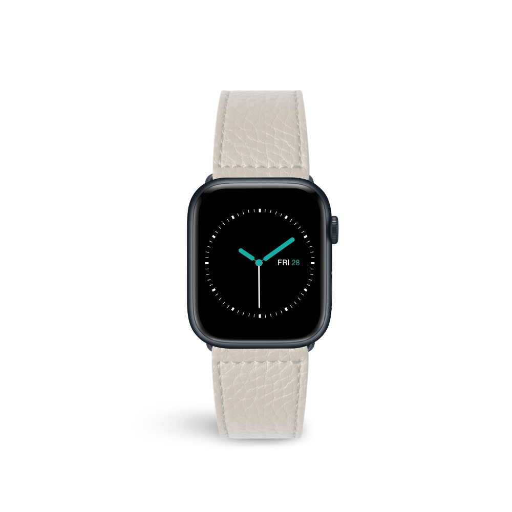 Leather Apple Watch Sport Strap | Rose White