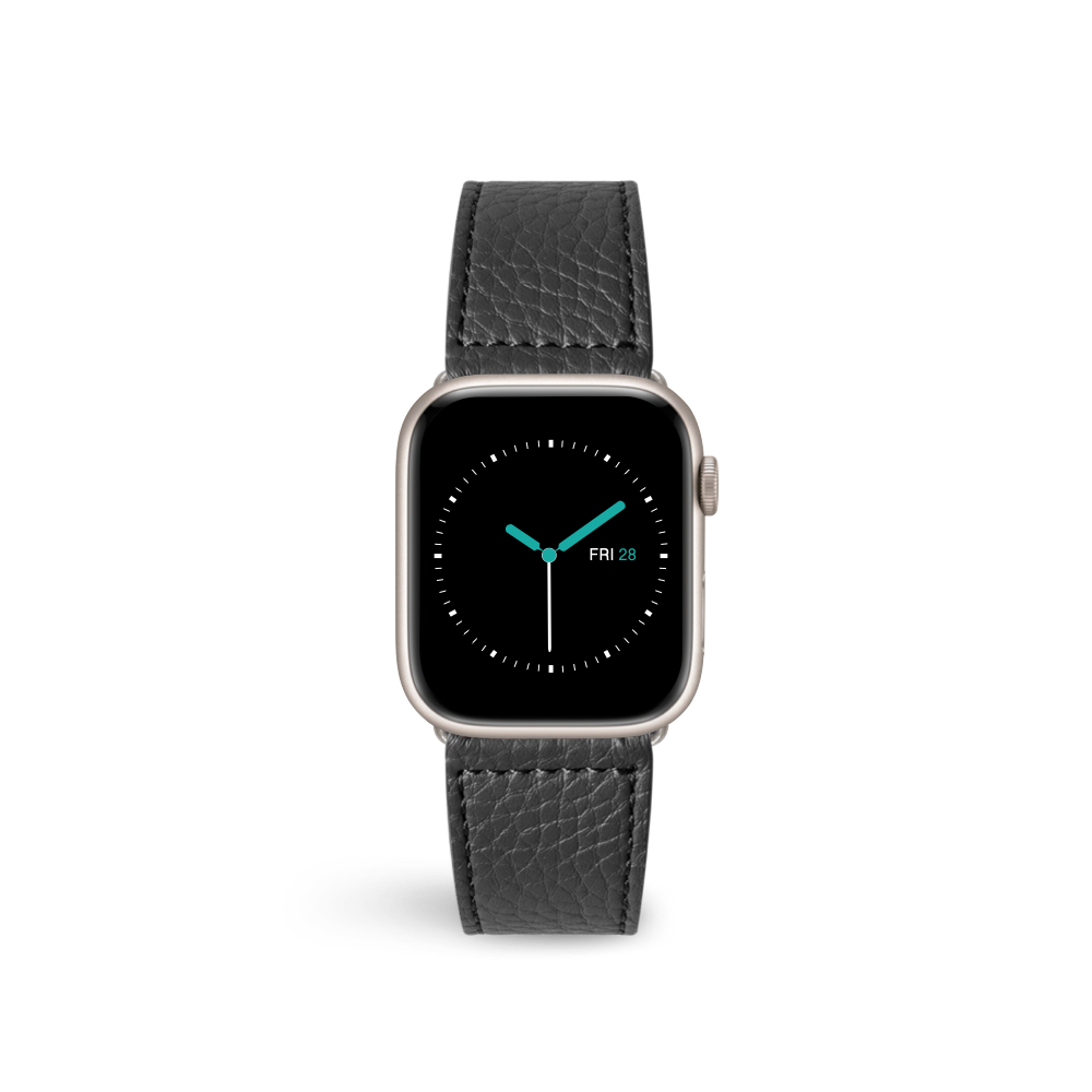 Leather Apple Watch Sport Strap | Black