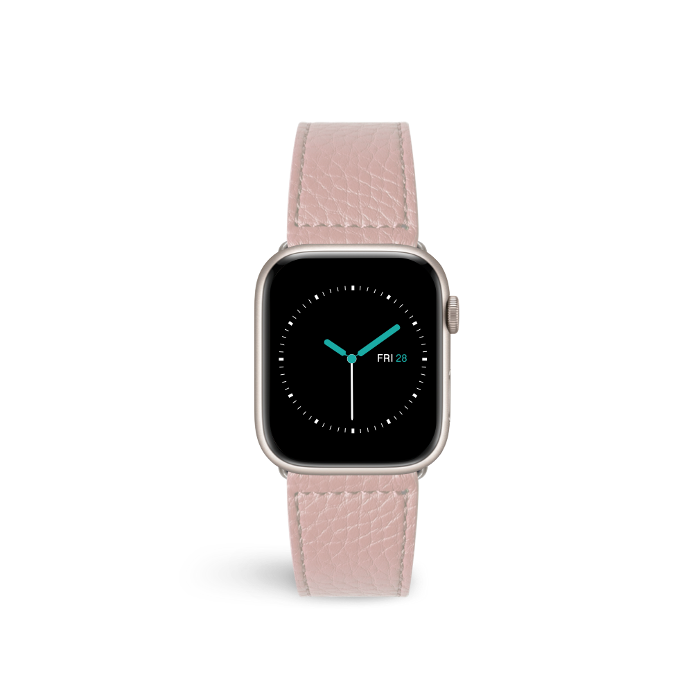 Leather Apple Watch Sport Strap | Blush