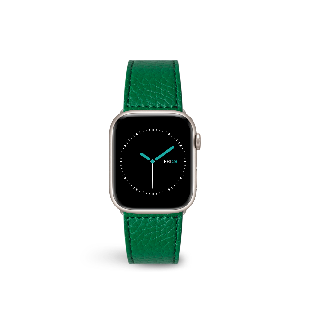 Leather Apple Watch Sport Strap | British Green