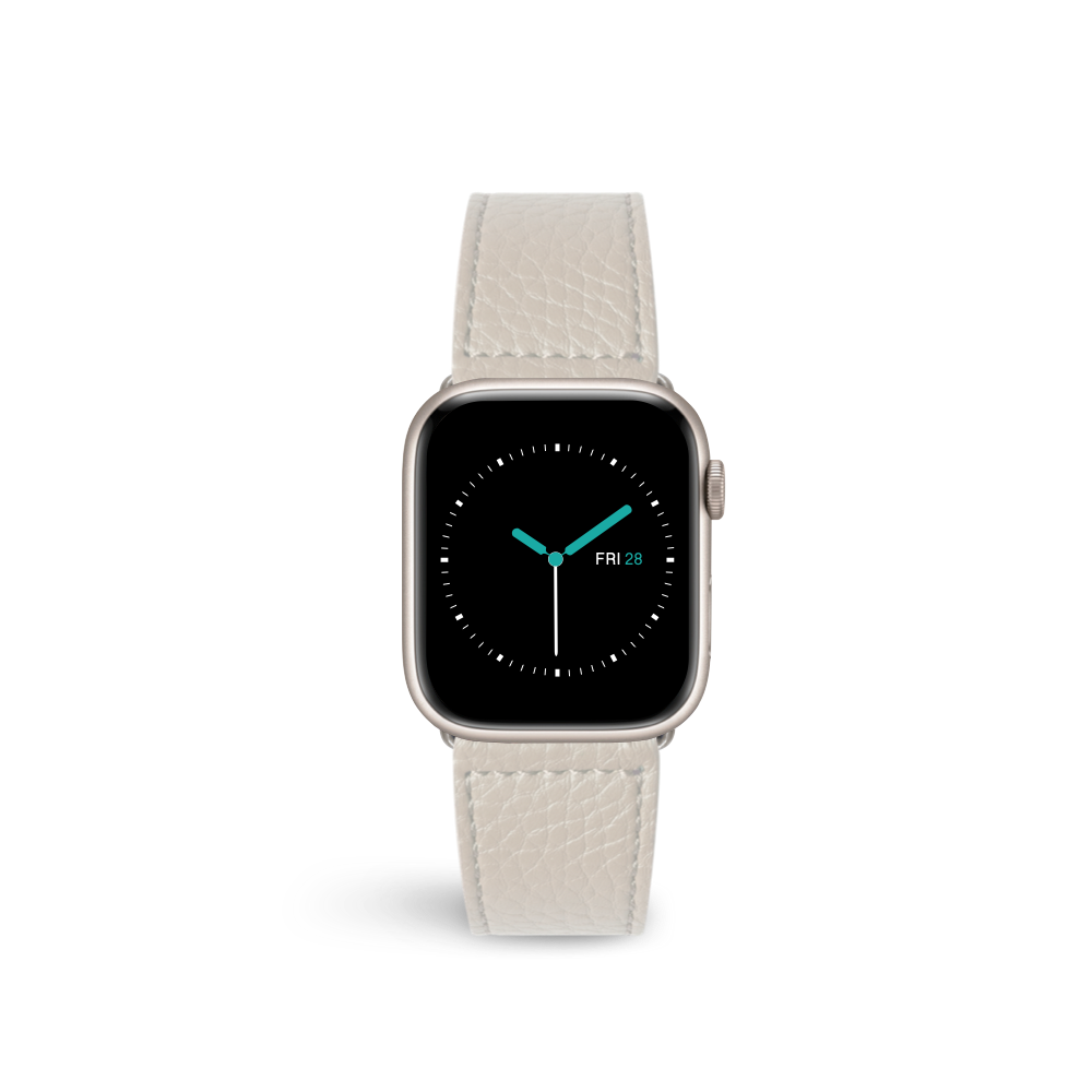 Leather Apple Watch Sport Strap | Rose White