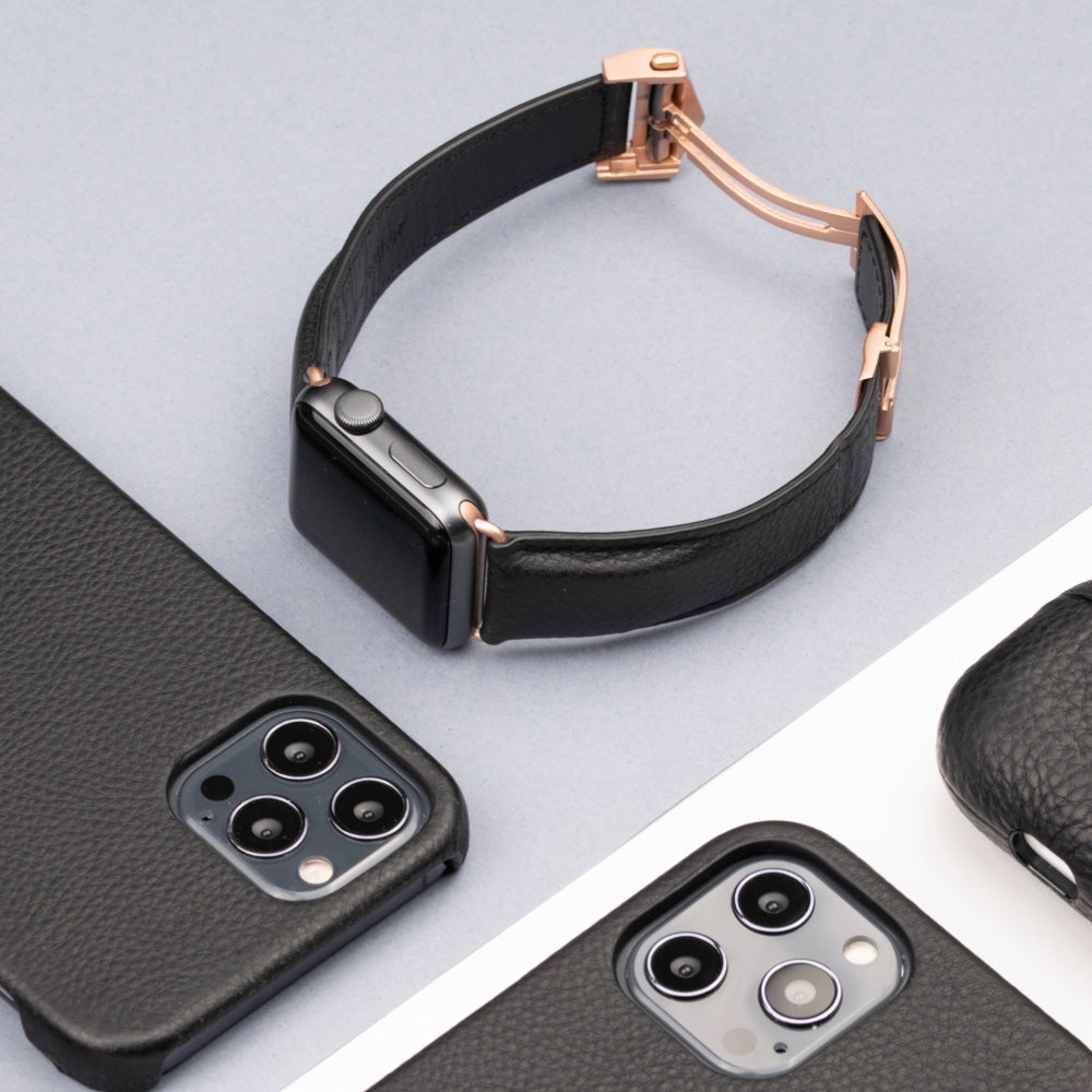 Top Grain Leather | Black