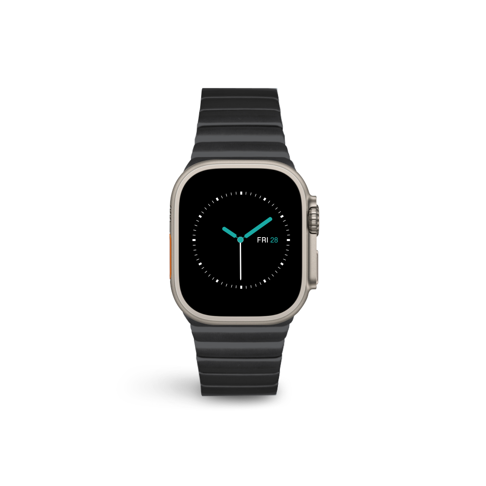 Link Bracelet Band | Space Black Stainless Steel - MINTAPPLE.
