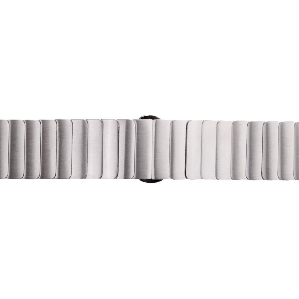 Link Bracelet Band - Silver Stainless Steel - MINTAPPLE.