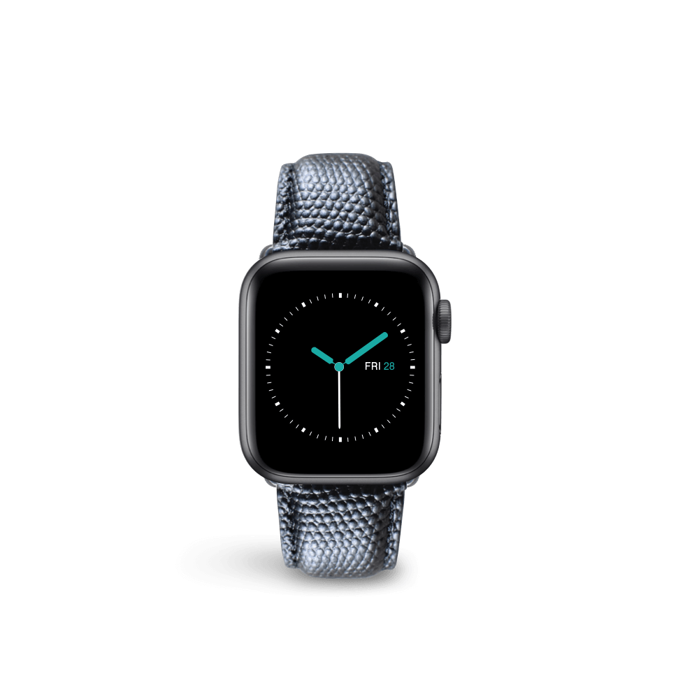 Lizard Leather - Black - MINTAPPLE.